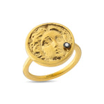 Load image into Gallery viewer, 14ct Gold Medusa Ring