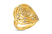 14ct Gold Meandros Ring