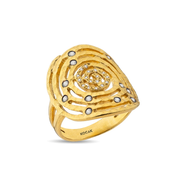 14ct Gold Meandros Ring