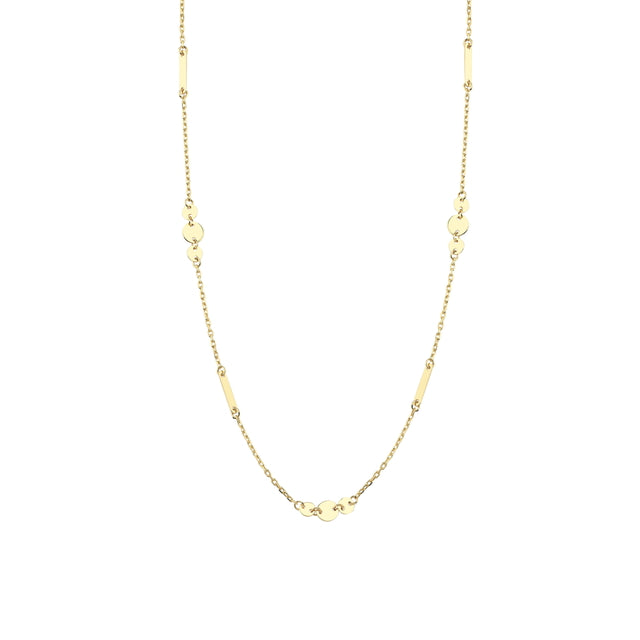 14ct Minimal Design Chain Gold Necklace