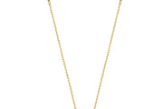 14ct Kare Design Stone Set Gold Necklace