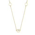 Load image into Gallery viewer, 14ct Kare Design Stone Set Gold Necklace
