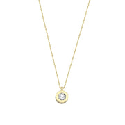 14ct Solitaire Gold Necklace