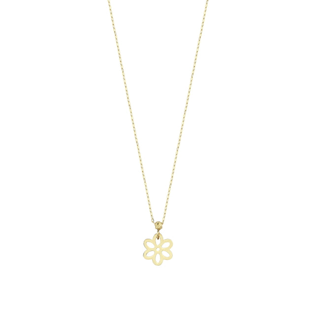 14ct Cicek Figurlu Gold Necklace
