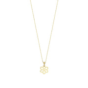 14ct Cicek Figurlu Gold Necklace