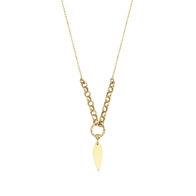 14ct Chain Detayli Gold Necklace