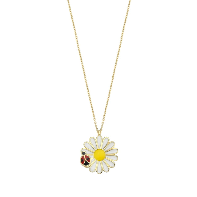 14ct Ugur Bocekli Papatya Design Gold Necklace