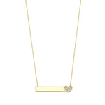 Load image into Gallery viewer, 14ct Design Heart Gold Necklace