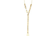 14ct Chain Detayli Yaprak Figurlu Gold Necklace