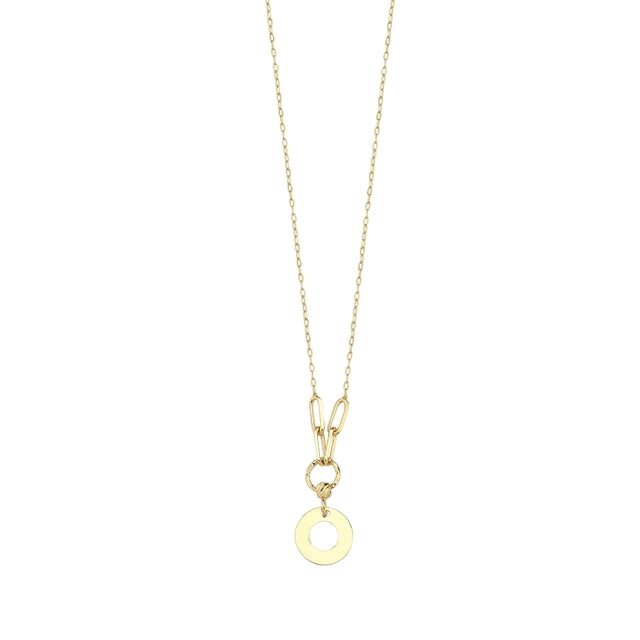 14ct Atac Chain Detayli Design Gold Necklace