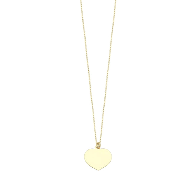 14ct Heart Figurlu Gold Necklace