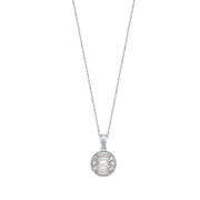 14ct Baguette Stone Set Design Gold Necklace