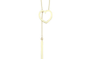 14ct Kalbimin Icinde Design Gold Necklace