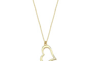 14ct Heart Figurlu Design Gold Necklace