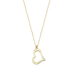Load image into Gallery viewer, 14ct Heart Figurlu Design Gold Necklace