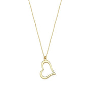14ct Heart Figurlu Design Gold Necklace