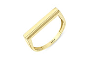 14ct Line Design Gold Ring