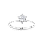 Load image into Gallery viewer, Lotus Solitaire Gold Ring