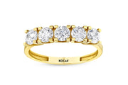 Yellow Gold Five Stone Ring