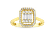 Yellow Gold Baguette Ring