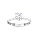 Load image into Gallery viewer, White Gold Solitaire Ring