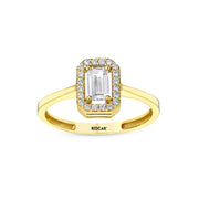 Yellow Gold Baguette Ring