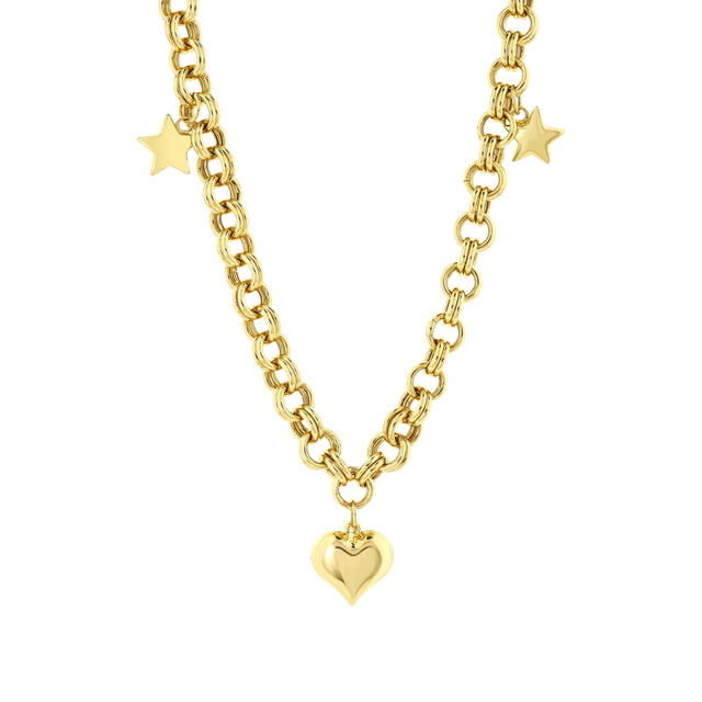 14ct Corazon Design Gold Necklace