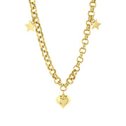 14ct Corazon Design Gold Necklace