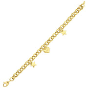 14ct Corazon Design Gold Bracelet