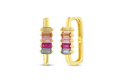 14ct Baleno Design Gold Earrings