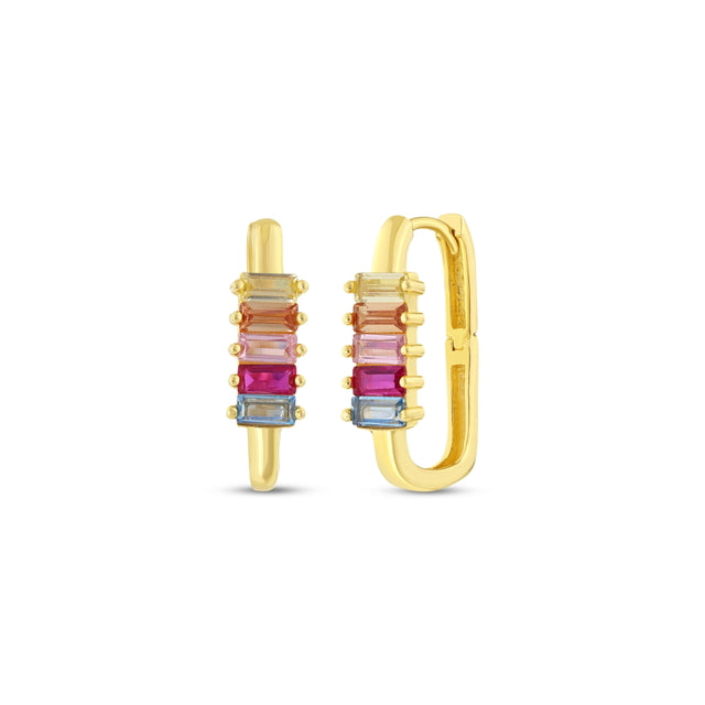 14ct Baleno Design Gold Earrings