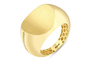 14ct Stone Set Sun Design Gold Ring