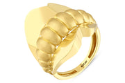 14ct Wavy Design Gold Ring