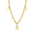 Load image into Gallery viewer, 14ct Estrella Design Gold Necklace