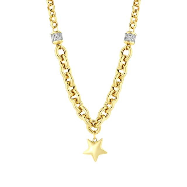 14ct Marte Design Gold Necklace
