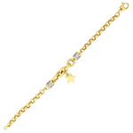 Load image into Gallery viewer, 14ct Marte Design Gold Bracelet