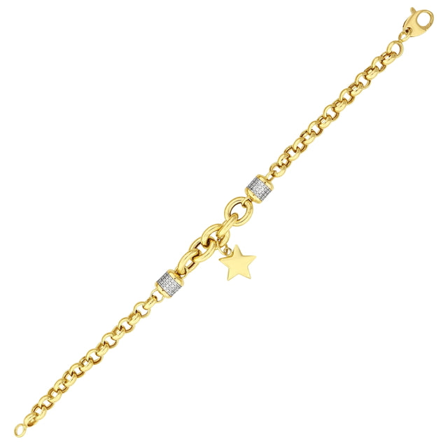 14ct Marte Design Gold Bracelet