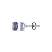 1.23 Karat Sapphire Earrings