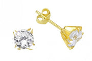 14ct Solitaire Gold Earrings