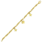 14ct Luna Design Gold Bracelet