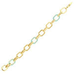 Load image into Gallery viewer, 14ct Azul Design Gold Bracelet