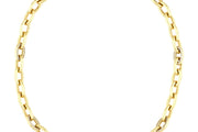14ct Elipse Design Gold Necklace