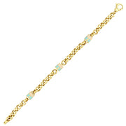 14ct Bolsa Design Gold Bracelet