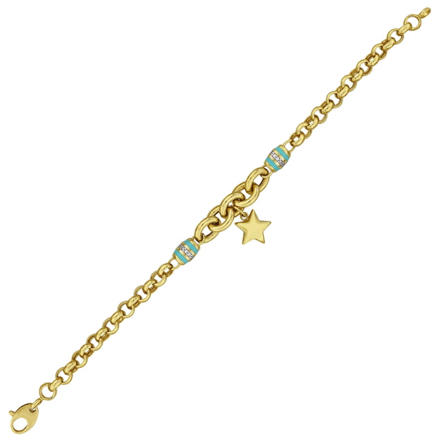 14ct Cielo Design Gold Bracelet