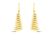 14ct Rocoso Design Gold Earrings