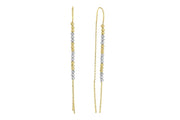 14ct Drop Dorika Design Gold Earrings