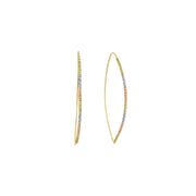 14ct Lanza Design Dorika Gold Earrings