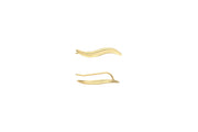 14ct Dalga Design Gold Earrings