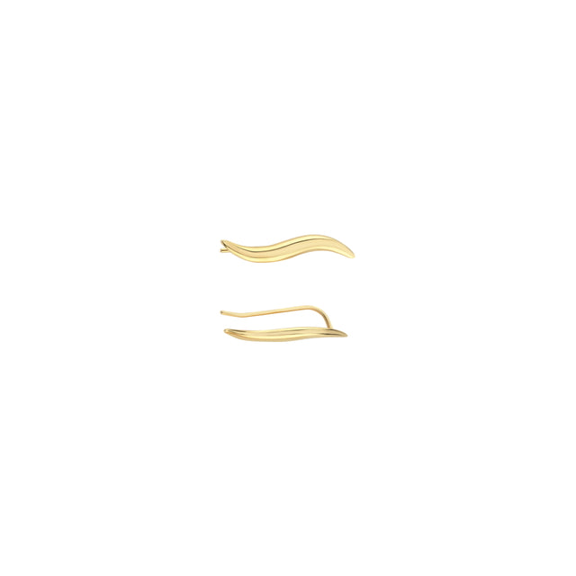 14ct Dalga Design Gold Earrings
