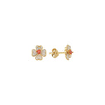 Load image into Gallery viewer, 14ct Cicek Design Gold Earrings